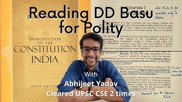 Clarify Polity Concepts | DD Basu for Indian Polity | Prelims 2022
