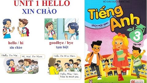 [TIẾNG ANH LỚP 3] Unit 1: Hello | Xin chào | Sách mềm NXB Giáo dục VN Năm học 2021-2022