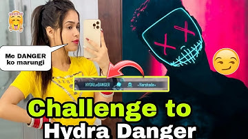 When Random Girls Challenge to Hydra Danger for 1v1😱🇮🇳