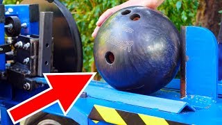 EXPERIMENT KINETIC SPLITTER VS BOWLING BALL