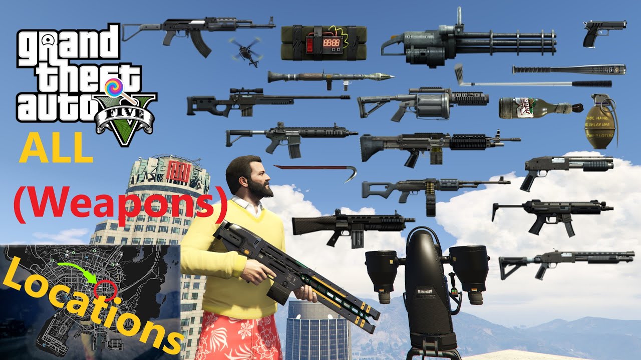 All 70 Guns In GTA 5 & GTA Online (2023) - 🌇 GTA-XTREME