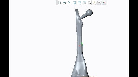 CAD Design of femur, Tibia Thigh bone for biomedical Simulation for cartilage and meniscus research