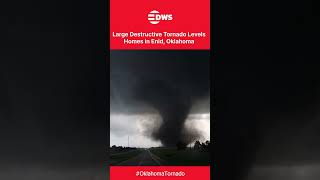 "ENID EMERGENCY": Large Tornado Levels Homes and Hits Vance Air Force Base | DWS News | AL1C