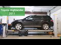 Toyota Highlander 2011. Защита двигателя и кпп