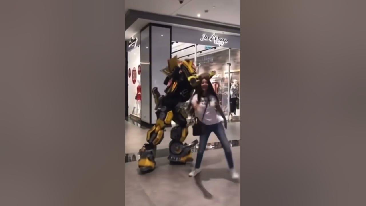 Bro almost transformed 🚖🤖🥲 #funny #bumblebee #transformers #fail #shorts