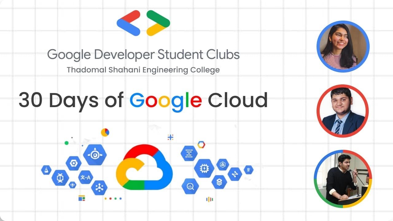 Introduction to 30 Days of Google Cloud | GDSC TSEC - YouTube