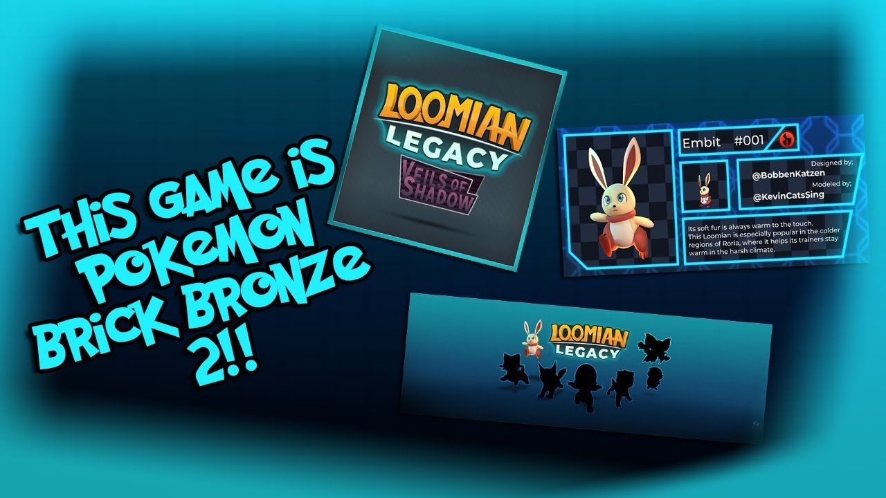 This Game New Game Is Pokemon Brick Bronze 2 Loomian Legacy - pokemon brick bronze is back roblox youtube