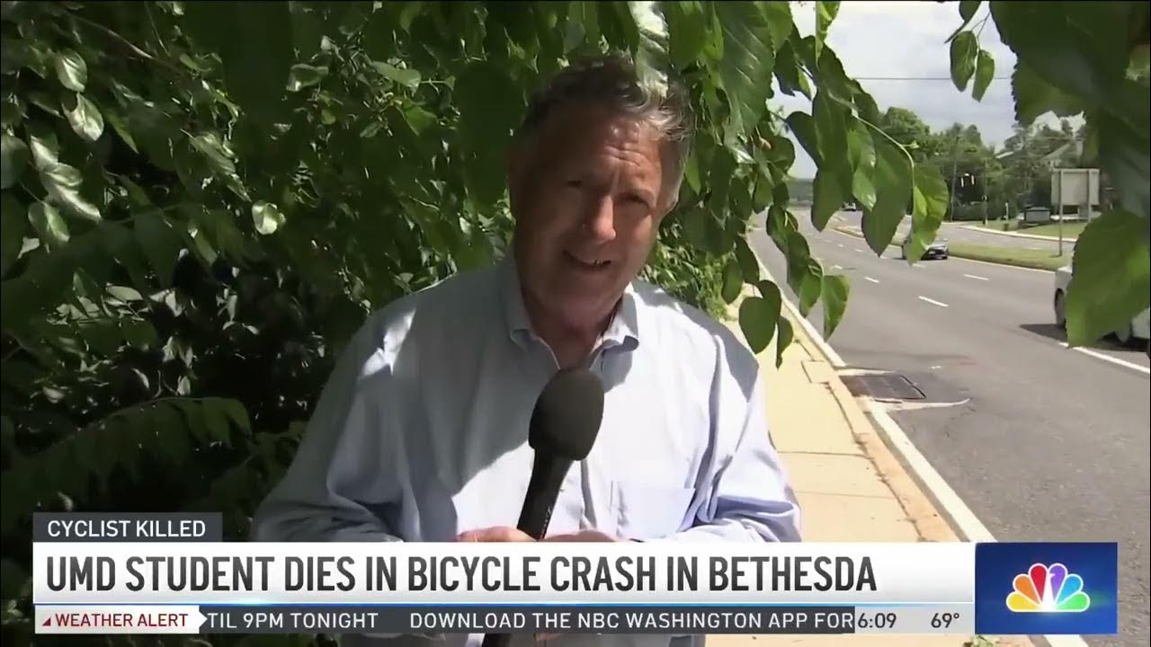 UMD Student Dies in Bethesda Bicycle Crash NBC4 Washington YouTube