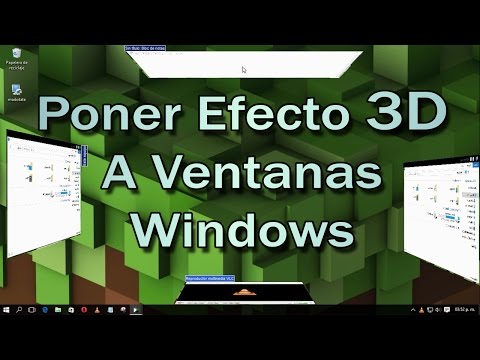Poner efecto 3D en ventanas de Windows 7, 8, 8.1 y 10