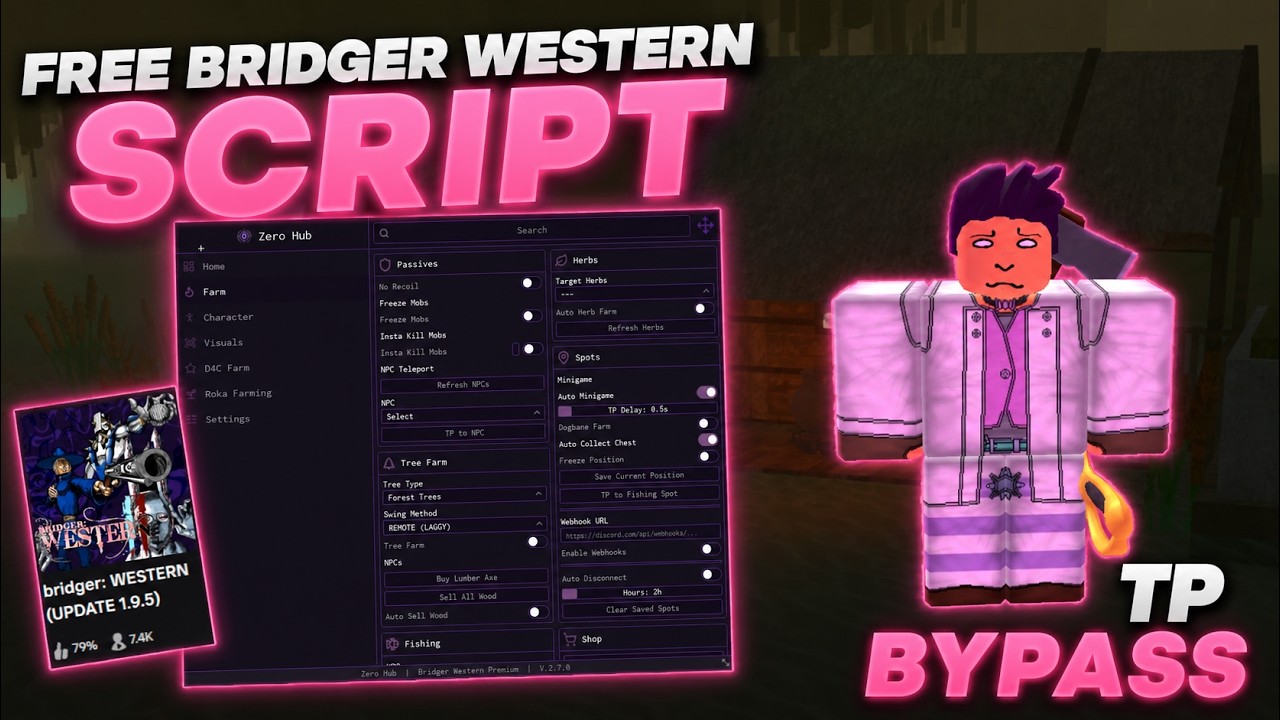 [UPDATED] FREE BRIDGER WESTERN SCRIPT| TP BYPASS,TUSK FARM, DOGBANE ...