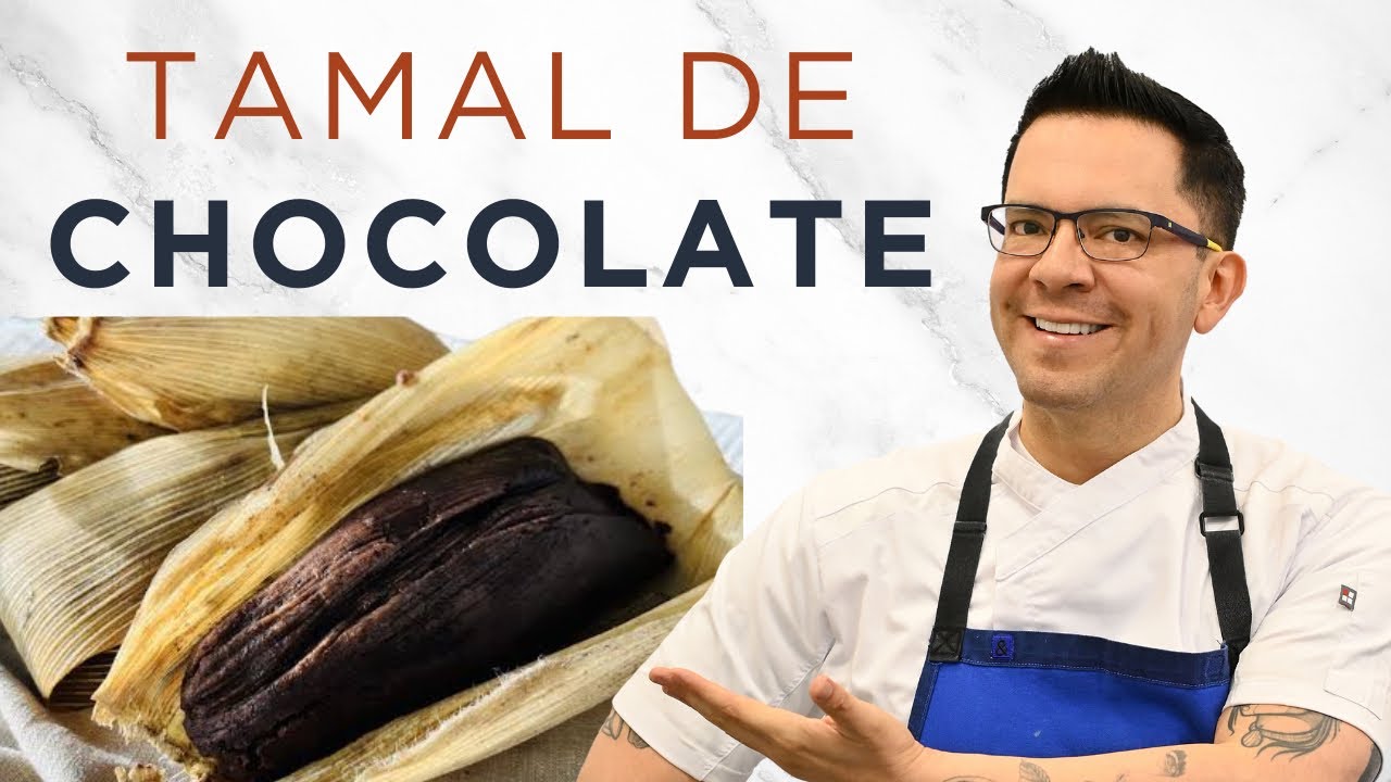 TAMAL DE CHOCOLATE, con relleno y más chocolate! Tamales dulces