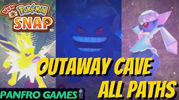 Outaway Cave All Paths Guide - Rimstone Path and Underground Flowers New Pokemon Snap