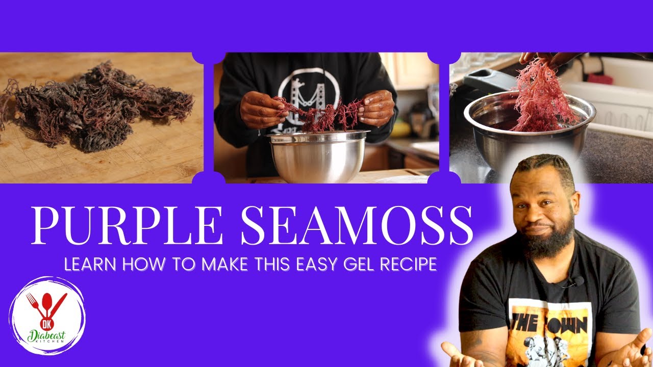 DiaBEAST Kitchen: Рецепт геля из морского мха || Фиолетовый морской мох || Преимущества фиолетово...