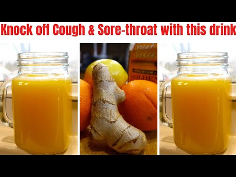 Home Remedy for Cough Sore throat and Flu Symptoms   Great Taste and Very Effective