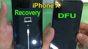 Cách vào Recovery và DFU trên iPhone X