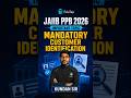 Mandatory Customer Identification | JAIIB PPB Most Important Topics | JAIIB May 2026 Preparation