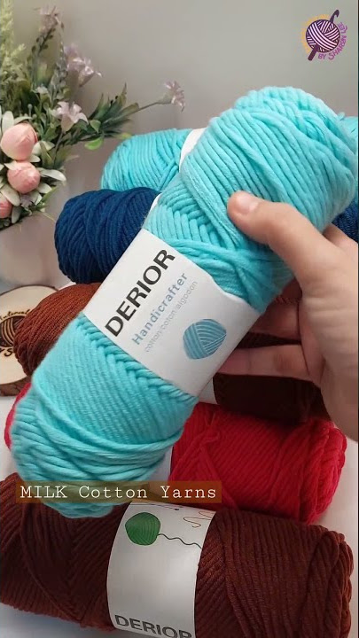 Milk Cotton Yarns + Recommended Hook Size 