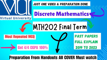 MTH202 Final Term preparation 2025 ||Mth202 current papers