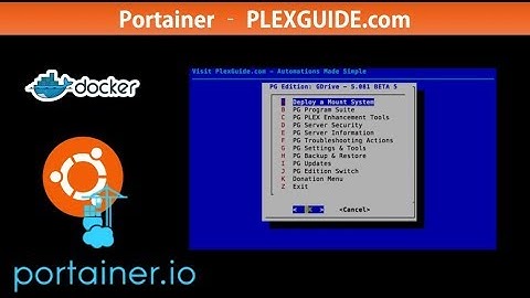 PlexGuide.com - Portainer