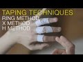 Finger tape for pulley injuries (climber's finger)