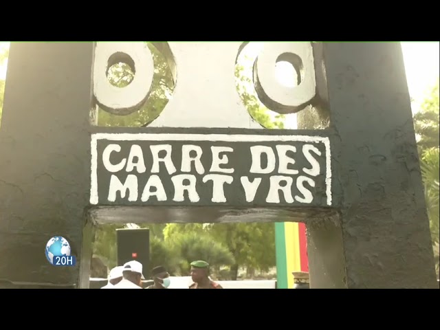 Mali : semaine des martyrs  Dépôt de gerbe de fleurs au carré des martyrs