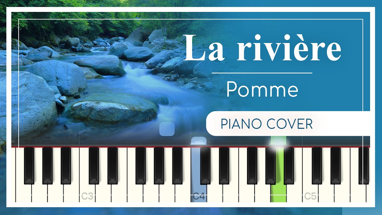 La Rivière Pomme Piano tutorial in C major for beginners YouTube