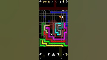 How To Solve Flow Free Jumbo Rectangle 2 Pack Level 61 13x16 Board Walk Through Solution Walkthrough