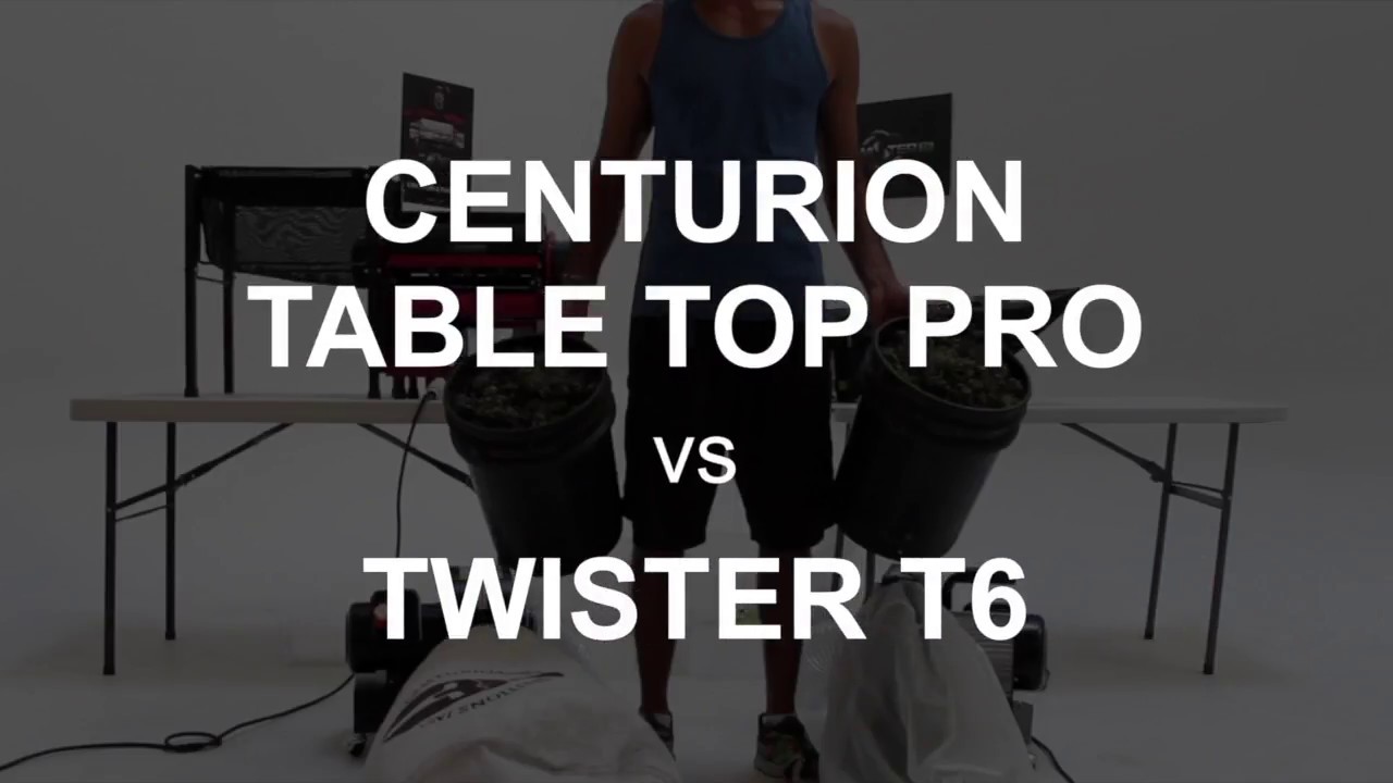 Part 2 - Head to head comparison of Centurion Table Top Pro vs Twister T6