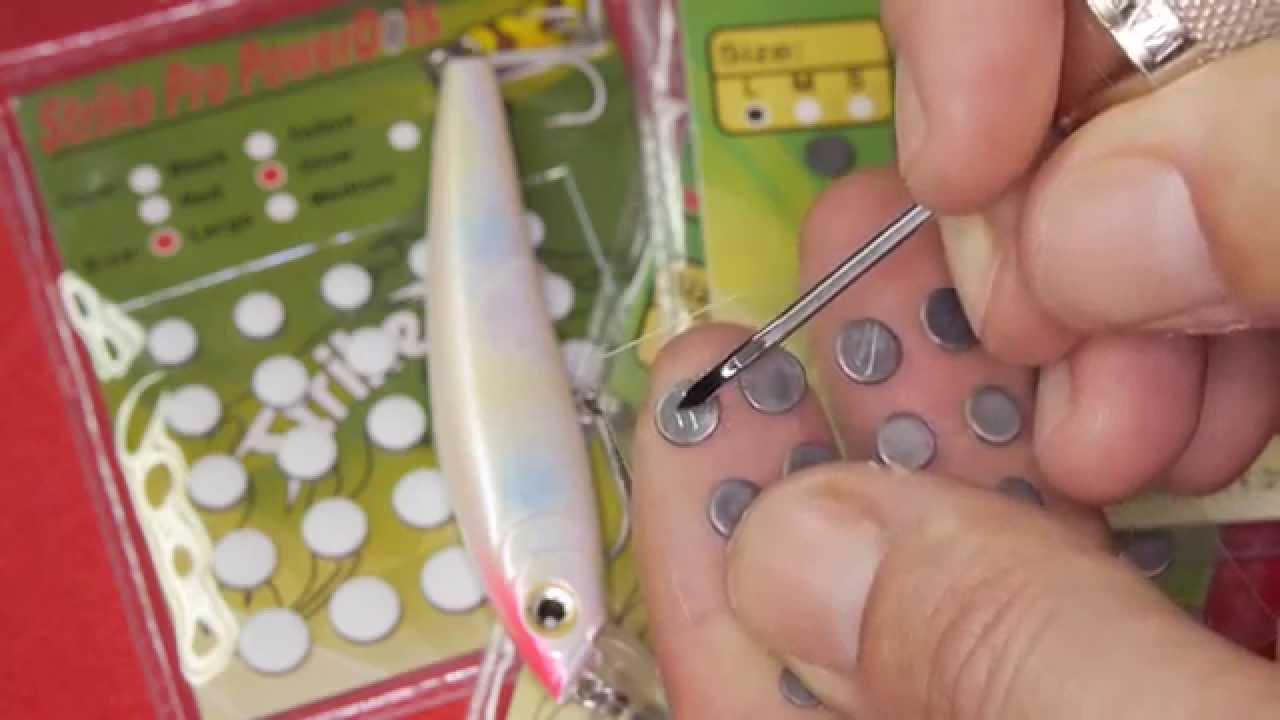 Свинцовые наклейки Power Dots для огрузки воблеров