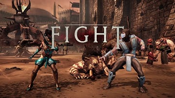 MKXL Sub-Zero Unbreakable New Patch VS Kitana after new Hotfix!!!