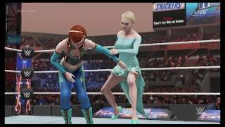 Anna vs. Elsa (WWE 2k19) - Frozen Fight - Girl Fighting 😍 screenshot 5