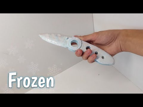 How to make a folding knife out of A4 paper