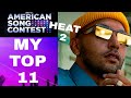 American Song Contest 2022 | Heat 2 — My Top 11