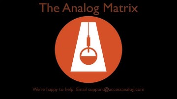 How to get started with Access Analog - reserve equipment, create an account, payment, download.