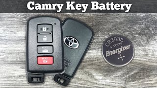 How To Replace A 2012  2017 Toyota Camry Key Fob Battery  Change Replacement Remote Batteries