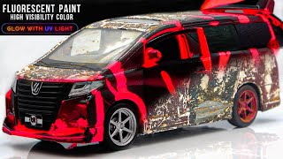 Restoration and Customization Damaged Toyota Alphard Rowen - Fluorescent Paint with Dish Soap Fx