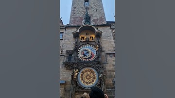 600 years old most complicated clock in the world #prague #czechrepublic #youtubeshorts #shortvideo