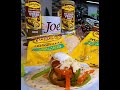 Fire roasted pork wraps  joel  old el paso  cup of joe caribbean