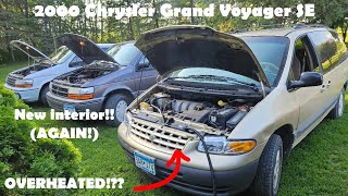 BROKE DOWN! & UPGRADING the interior + MORE! | '00 Chrysler Grand Voyager SE | Part 6