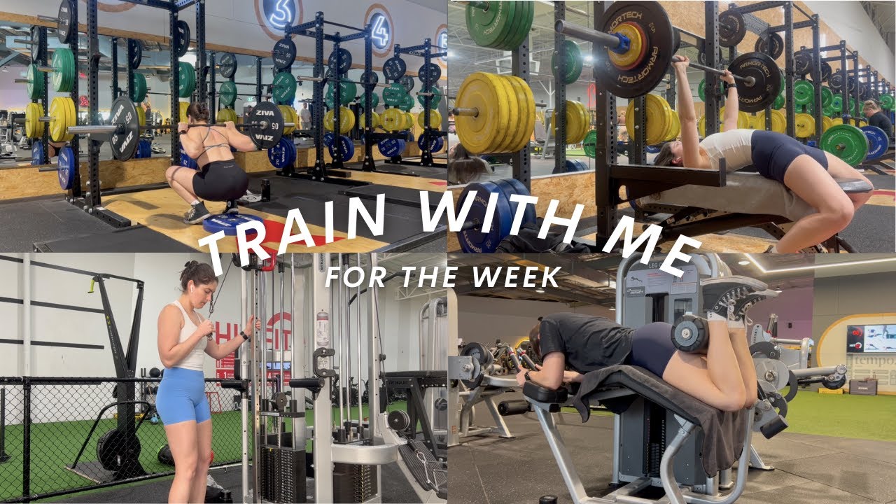 TRAIN WITH ME | what a week of training looks like - YouTube