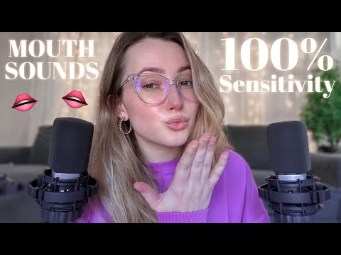 ASMR | 100% SENSITIVE DEEP Mouth Sounds, Face Touching & Personal Attention✨