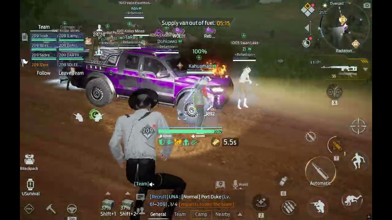 Undawn Radiation Island Supply Vans Rebellion vs TheLost vs Wolfpack vs Redhand 03/01/2026