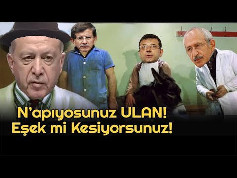 Bay Kemal Eşek Traş Ediyor Komik Montaj Erdoğan & Kılıçdaroğlu Komik Video Kemal Sunal Komik Sahne