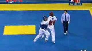 +80kg Semifinal Gentil Pascal (FRA) vs (ESP) FERNANDEZ Bernal (Good Luck Beijing 2008)