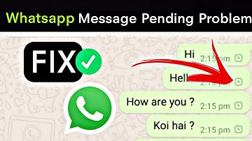 How To Fix Whatsapp Messages Not Sending Problem | Whatsaap Message pending problem solved