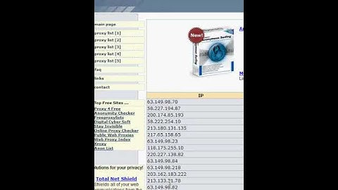 Change Proxy Server in IE