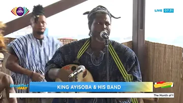 King Ayisoba performs on Breakfast Daily