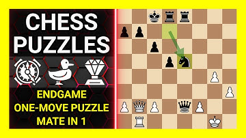 Chess Puzzles to Practice. Themes: Endgame, One-move puzzle, Mate in 1. Learn Chess