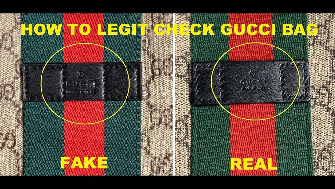 gucci zipper real vs fake