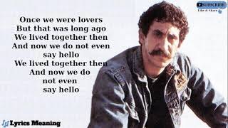 Jim Croce | Maury Muehleisen - These Dreams | Lyrics Meaning